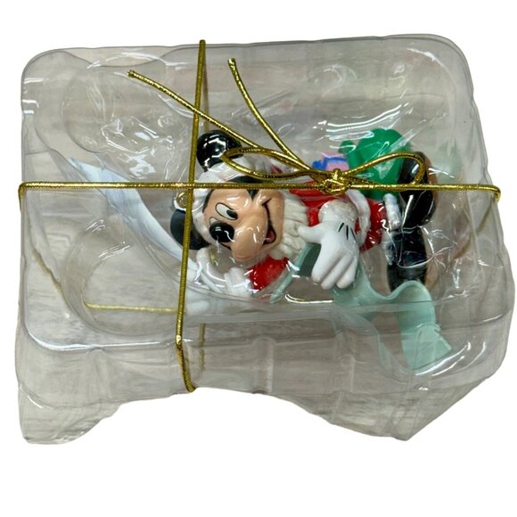 Enesco Mickey 1996 Unlimited Hanging‎ Ornament Tree-Rific Treasures Santa Mickey - Picture 10 of 11